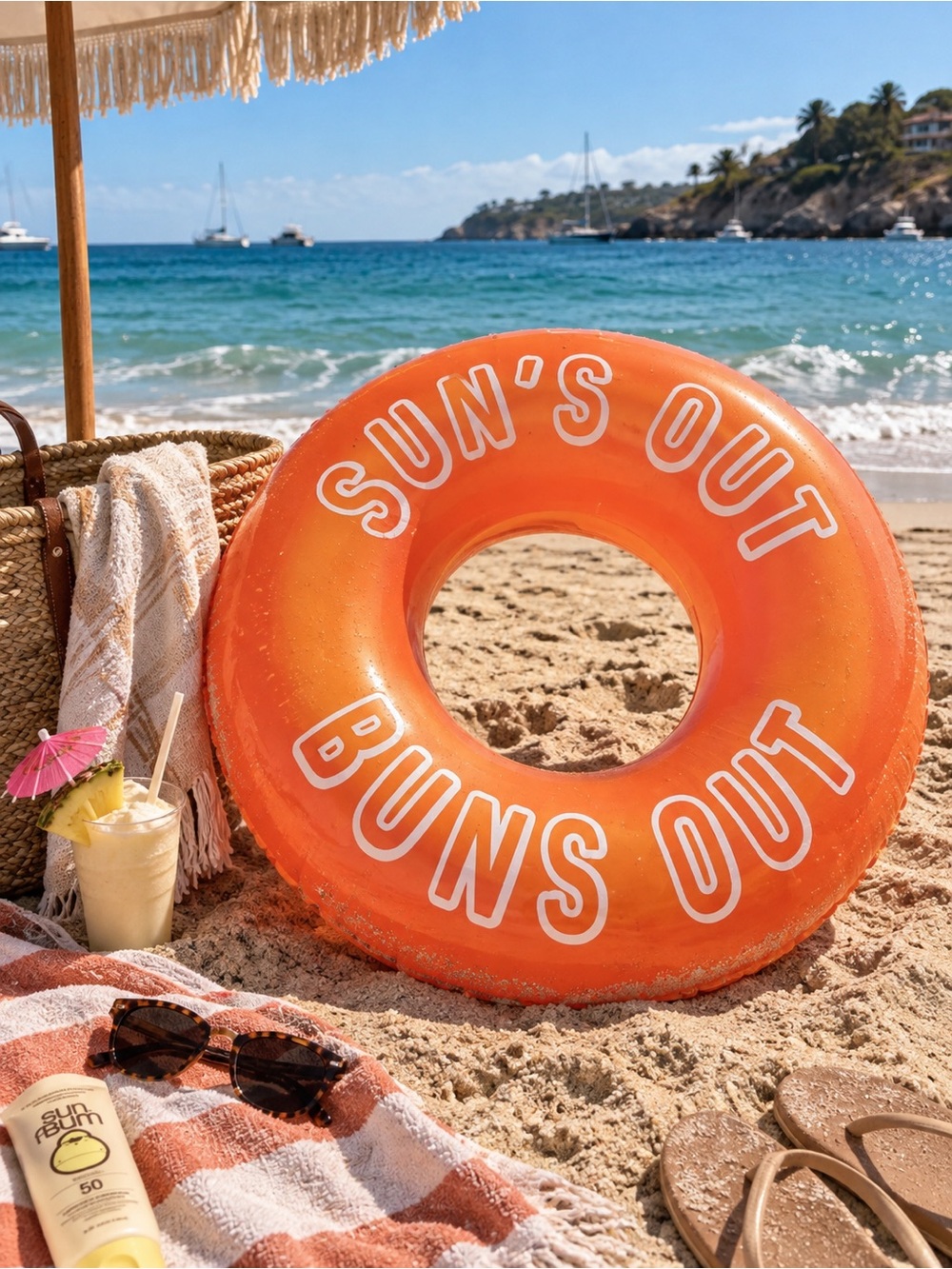 SunnyLife Suns Out Buns Out Pool Float